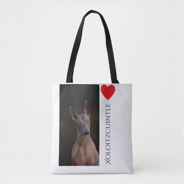 Bolsa Tote Sacola de Xoloitzcuintle (Frente)