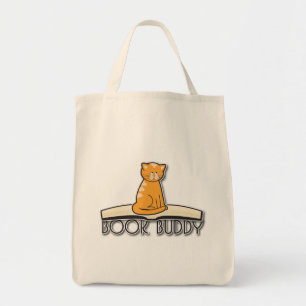 Bolsa Tote Sacola do amigo do livro do gato