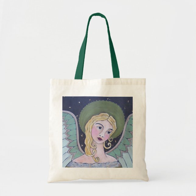 BOLSA TOTE SACOLA DO ANJO DA NOITE ESTRELADO (Frente)