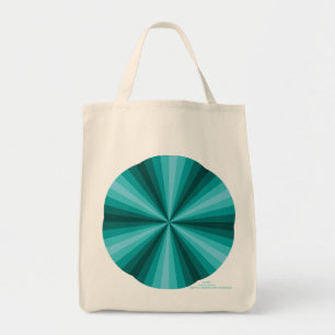 Bolsa Tote Sacola do Aqua da ilusão óptica