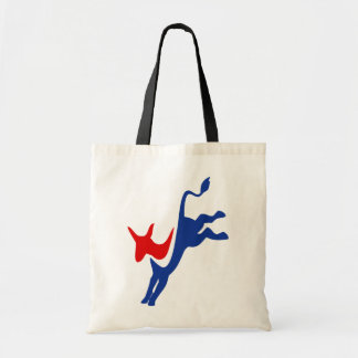 Bolsa Tote Sacola do asno de Democrata