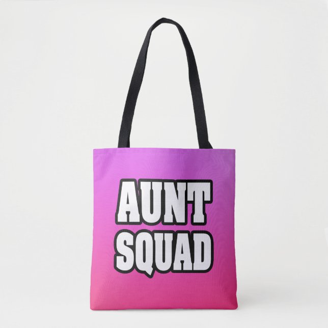 Bolsa Tote Sacola do auntie das mulheres da tia Pelotão (Frente)