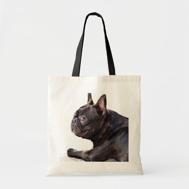 Bolsa Tote Sacola do buldogue francês (Frente)
