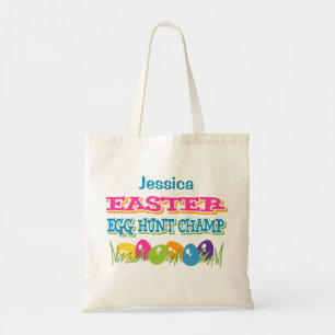 Bolsa Tote Sacola do campeão da caça do ovo da páscoa