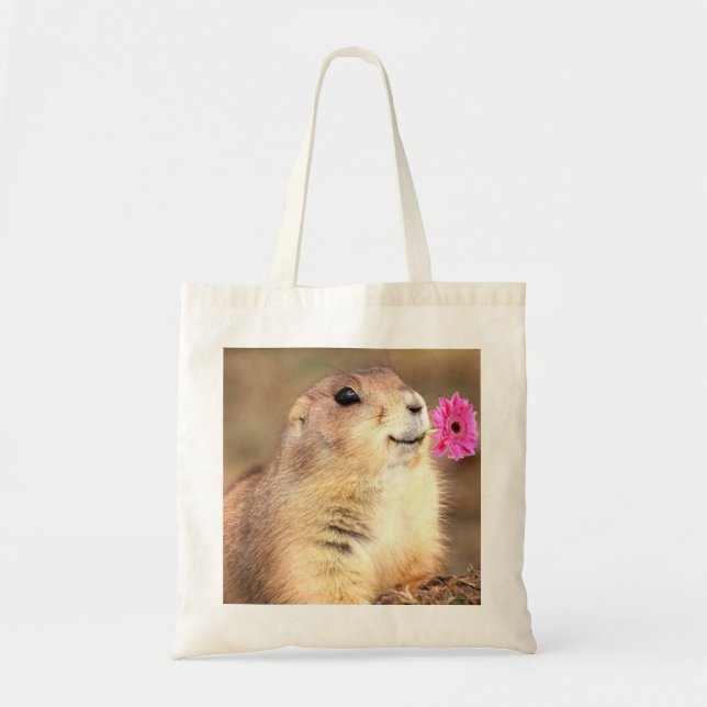 Bolsa Tote Sacola do cão de pradaria (Frente)