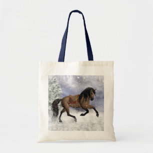 Bolsa Tote Sacola do cavalo do inverno - saco amigável eqüi