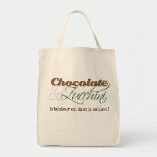 Bolsa Tote Sacola do chocolate & do abobrinha