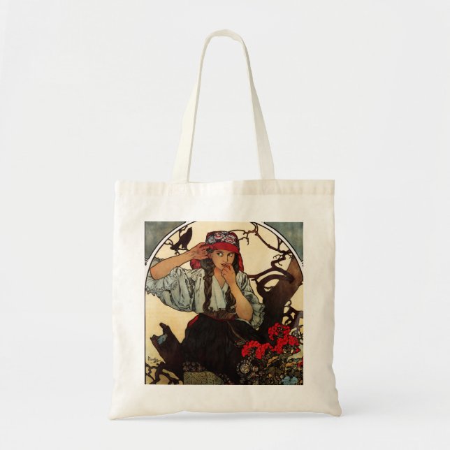 Bolsa Tote Sacola do coro dos professores de Alphonse Mucha (Frente)