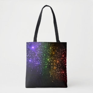 Bolsa Tote Sacola do crepúsculo do arco-íris