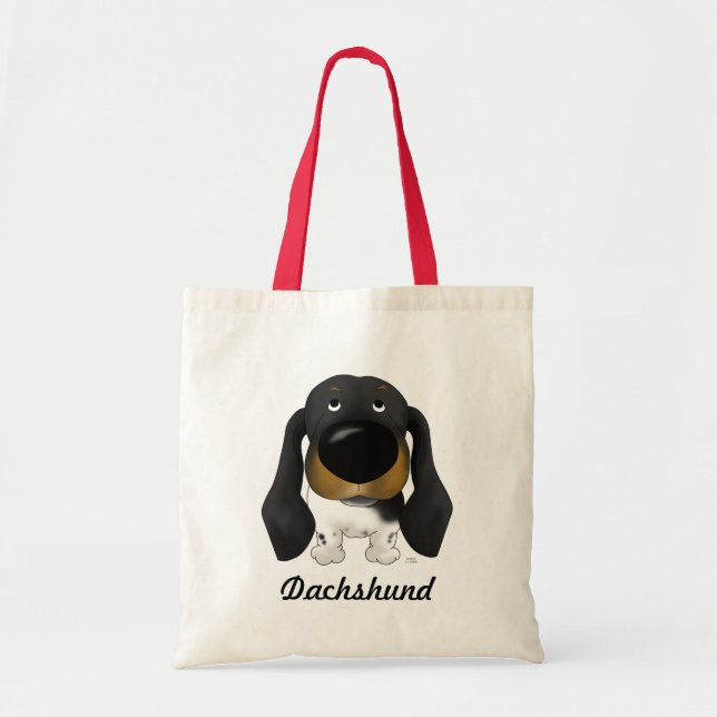 Bolsa Tote Sacola do Dachshund (Frente)