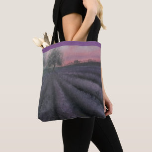Bolsa Tote Sacola do design da lavanda