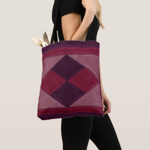 Bolsa Tote Sacola do design do diamante