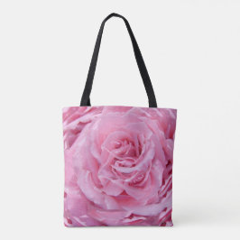 Bolsa Tote Sacola do design do redemoinho do rosa do rosa