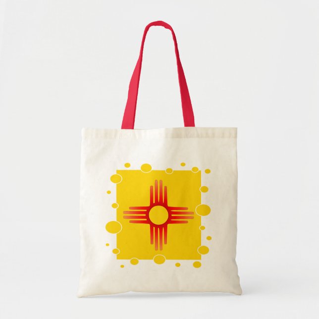 Bolsa Tote Sacola do divertimento de New mexico Zia Sun (Frente)