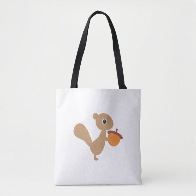 Bolsa Tote Sacola do esquilo (Frente)