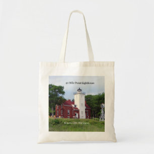 Bolsa Tote Sacola do farol do ponto de 40 milhas