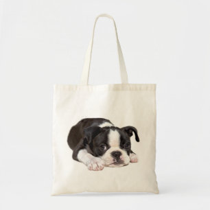 Bolsa Tote Sacola do filhote de cachorro de Boston Terrier