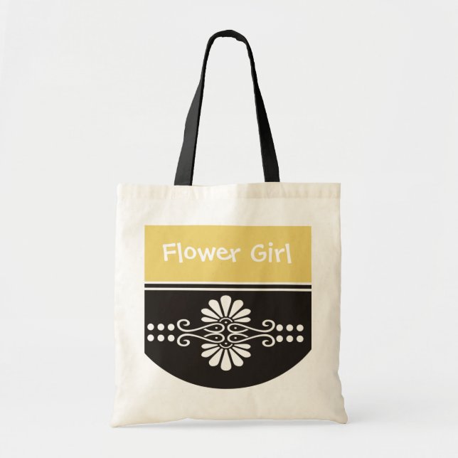 Bolsa Tote Sacola do florista - amarelo (Frente)