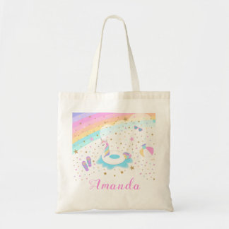 Bolsa Tote Sacola do flutuador da piscina do unicórnio