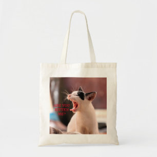 Bolsa Tote Sacola do gato
