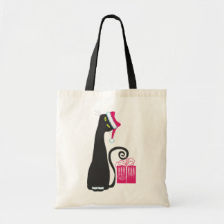 Bolsa Tote Sacola do gato do papai noel