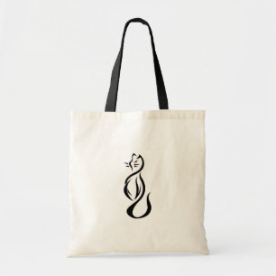 Bolsa Tote Sacola do gato preto