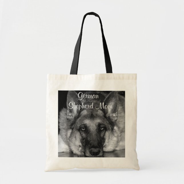 Bolsa Tote Sacola do german shepherd (Frente)