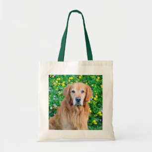 Bolsa Tote Sacola do golden retriever