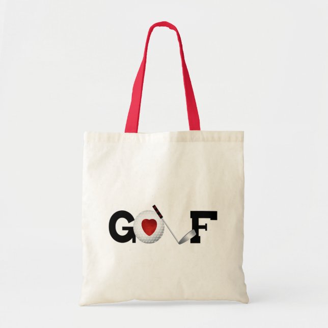 Bolsa Tote Sacola do golfe (Frente)
