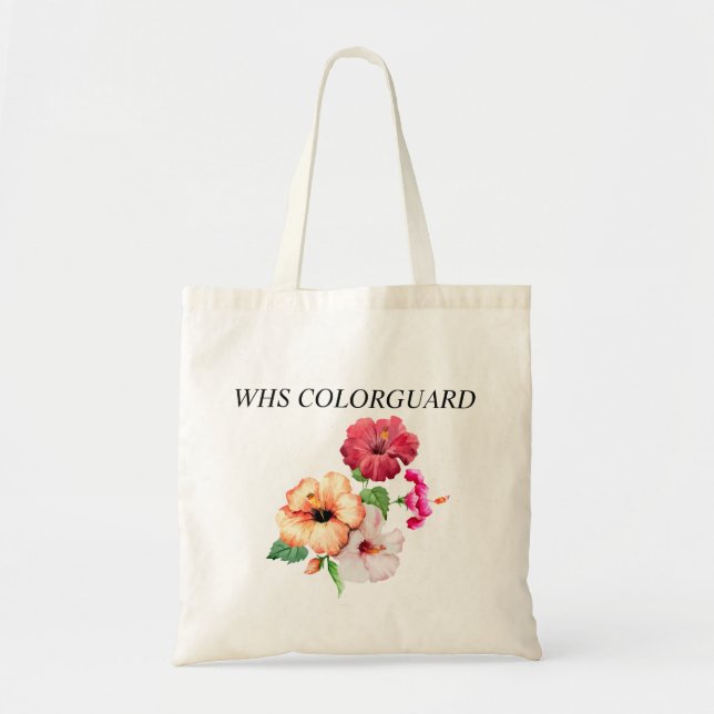 Bolsa Tote Sacola do hibiscus (Frente)