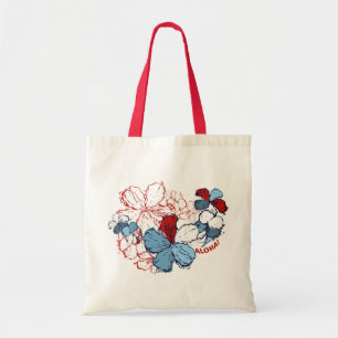 Bolsa Tote Sacola do hibiscus do Doodle