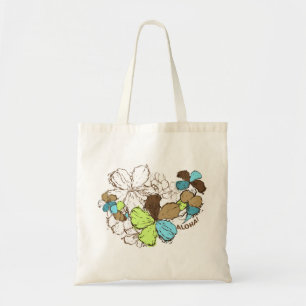 Bolsa Tote Sacola do hibiscus do Doodle