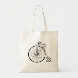 Bolsa Tote Sacola do impressão da bicicleta do Farthing da