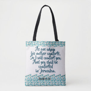 Bolsa Tote Sacola do impressão do conforto do deus toda sobr