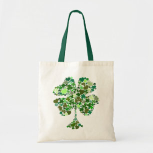 Bolsa Tote Sacola do irlandês do trevo de quatro folhas