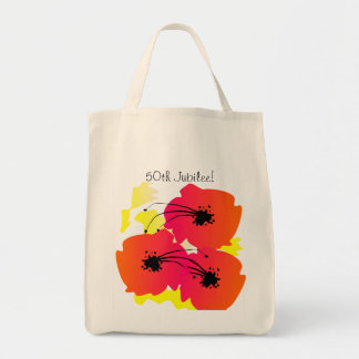 Bolsa Tote Sacola do jubileu do ouro das freiras flores