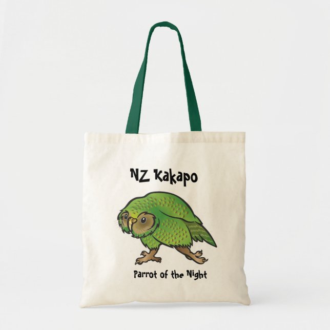 Bolsa Tote Sacola do Kakapo de NZ (Frente)