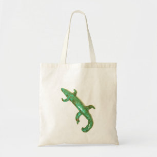 Bolsa Tote sacola do lagarto verde