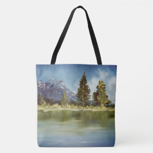 Bolsa Tote Sacola do lago mountain