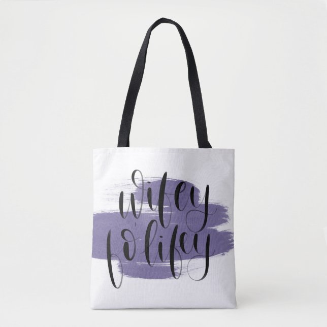 Bolsa Tote Sacola do lifey de Wifey FO' (Frente)