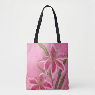 Bolsa Tote Sacola do lírio do Stargazer