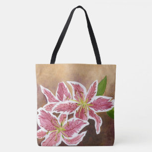 Bolsa Tote Sacola do lírio do Stargazer
