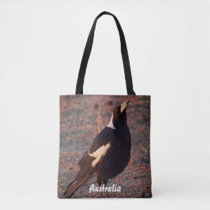 Bolsa Tote Sacola do Magpie australiano