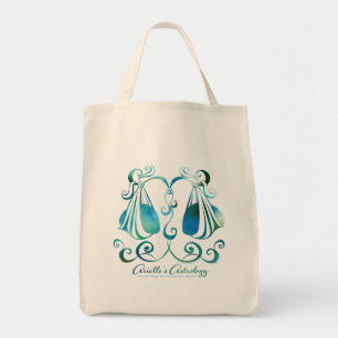 Bolsa Tote Sacola do mantimento da astrologia do Libra