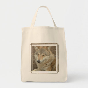 Bolsa Tote Sacola do mantimento do lobo