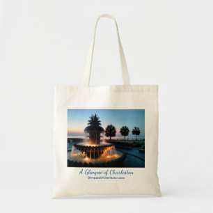 Bolsa Tote Sacola do nascer do sol de Charleston