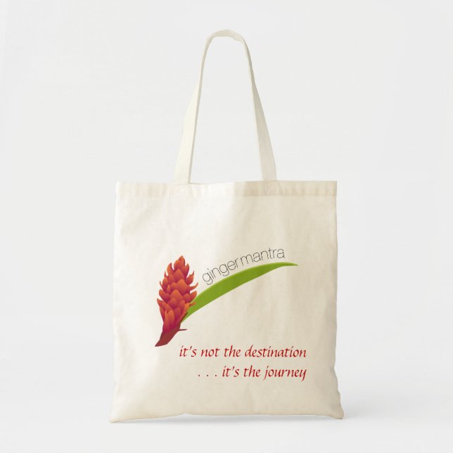 Bolsa Tote sacola do orçamento do gingermantra (Frente)