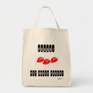 Bolsa Tote Sacola do pai do proprietário (POP) do animal de