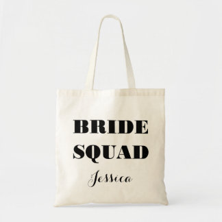 Bolsa Tote Sacola do pelotão da noiva
