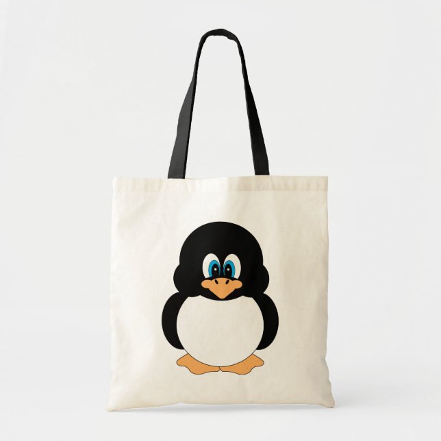 Bolsa Tote Sacola do pinguim (Frente)